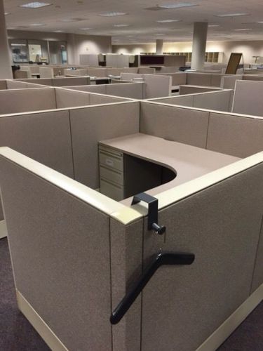 HAWORTH PREMISE CUBICLE STATIONS- 6x6, 43&#034; HIGH