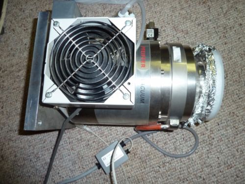 Pfeiffer tmu 400m turbo vacuum pump mag lev nice! w/ vent and heater for sale