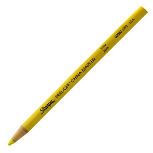 Sharpie #2083 Peel Off China Marker, Yellow