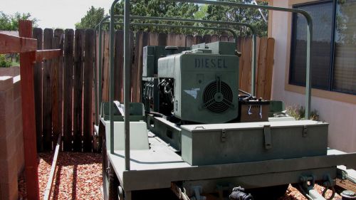 10K Watt Diesel Generator MEP003A ONAN, M116a Cargo Trailer (Titled &amp; Licensed)