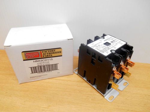 CARRIER HN53CD115 CONTACTOR 3P 40FLA 50A 600V MAX NEW