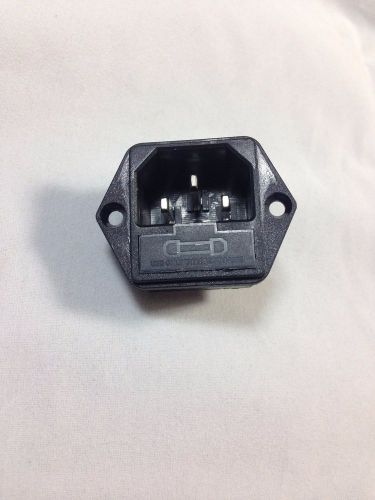 Male Plug Inlet Panel Socket Connector IEC 320 C14 10A 250V Fuse Holder