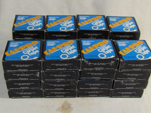 Bulk Lot of NOS Cal-Pro Double Sided Plastic Carpet Tape 1 1/2&#034; x 42&#039; (32 Rolls)