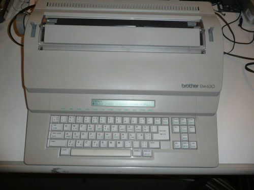 Brother BEM-630 Business Class Electronic Typewriter ( needs ink ribbon)