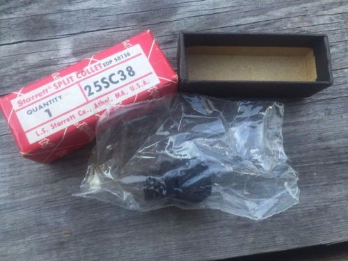 Starrett Split Collet 25SC38, new