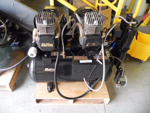 Matrx airmax oil less ol-100-2 air compressor dental midmark for sale