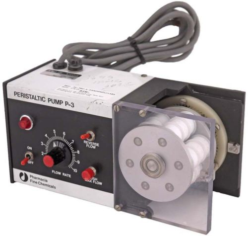 Pharmacia P-3 Lab Variable Flow Rate HPLC Chromatography Peristaltic Pump