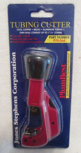 PIPE CUTTER TUBING CUTTER JONES STEPHENS 1 1/4&#034; OD PVC COPPER BRASS NEW