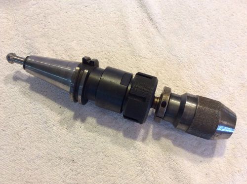 ALBRECHT 1/32-1/2 KEYLESS DRILL CHUCK 1-13 with CAT40 SHANK.