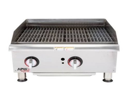 APW Wyott GCB-24i 24&#034; Radiant Charbroiler - 80,000 BTU USED MINT