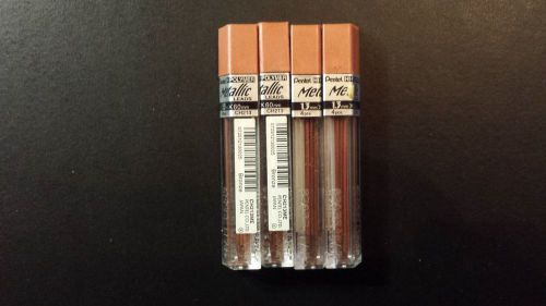 4 Pentel 1.3mm Bronze Metallic Lead