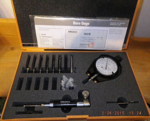 Mitutoyo dial bore gauge set 526-152 metric 3.7-7.3 mm .001 extra small holes for sale