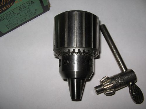 Jacobs # 6A-2A Drill Chuck/Key,  JT2 Mount, 0-1/2&#034; Capacity, NOS