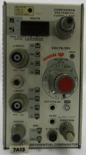 Tektronix 7A13 Differential Comparator PARTS-AS-IS *D2F