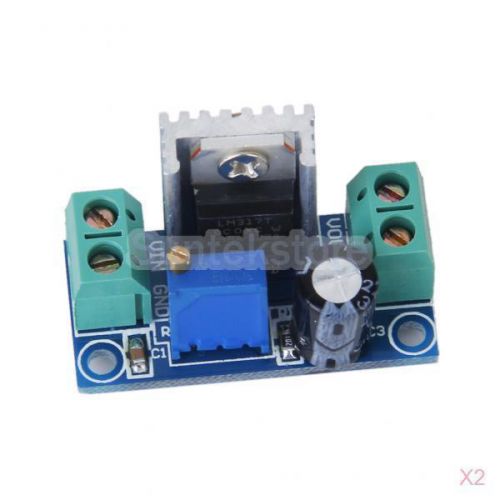 2x lm317 dc-dc converter buck power module linear regulator step down adjustable for sale