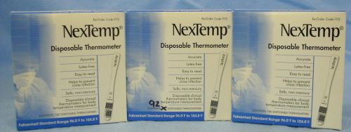292 nextemp disposable thermometers # 1112 for sale
