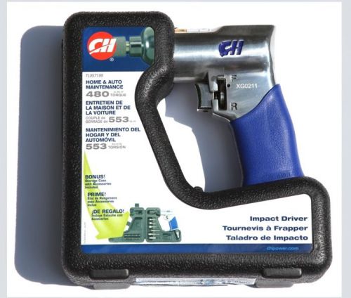 Campbell hausfeld tl057199 screw wrench pnuematic impact driver and storage case for sale
