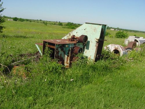 Bale shredder MILLER STOCKMAN w/ conveyor Paper hydromulch hydroseeding