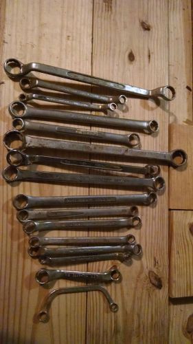 16 pc boxed end wrench set standard craftsman, kd, kal, easco for sale