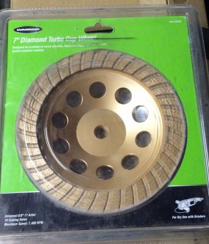 7 in. diamond turbo grinding cup wheel for sale