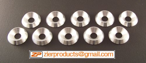 M10 billet aluminum finishing washer quantity of 10 cnc finish washers for sale