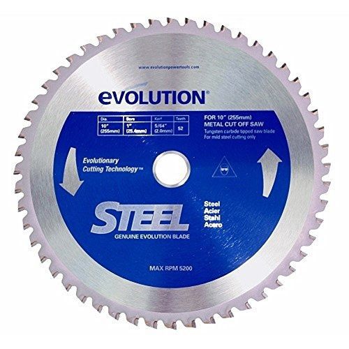 Evolution Power Tools 10BLADEST Steel Cutting Saw Blade, 10-Inch x 52-Tooth