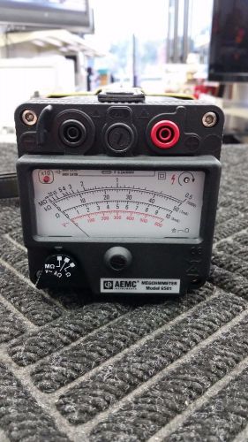 Aemc megohmmeter model 6501 for sale