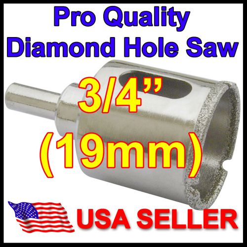 3/4&#034;in pro diamond hole saw 19mm porcelain granite tile glass bottle stone rock for sale