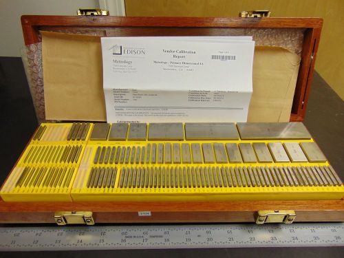 DoAll Grade 1 Rectangular Steel Gage Block Set Primary Transfer Standard FN54