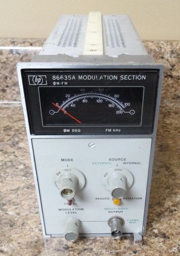 HP Agilent Keysight 86635A Modulation Section