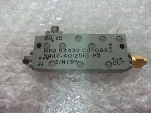 Microwave RF Coupler 20dB 94117-4012515-P3