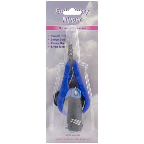 Embroidery Nippers-Blue W/Sheath