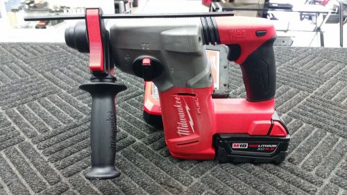 Milwaukee rotary hammer model:2712-20 with 2 batteries and charger for sale