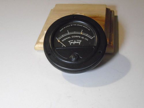 Triplett Signal Corps Model 0222T Meter