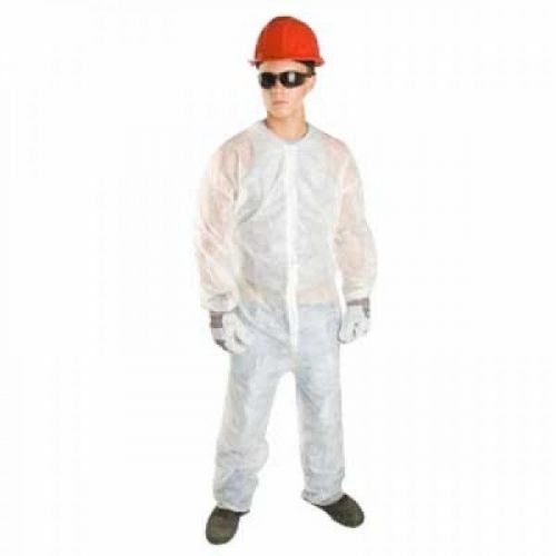 MALT INDUTRIES POLYPROPYLENE COVERALLS LIGHT BLUE LARGE STDC1140L