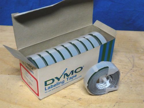 DYMO * (10) Rolls * 158-06 Glossy BLUE LABELING TAPE * 1/2&#034; x 12 ft (10 Rolls)