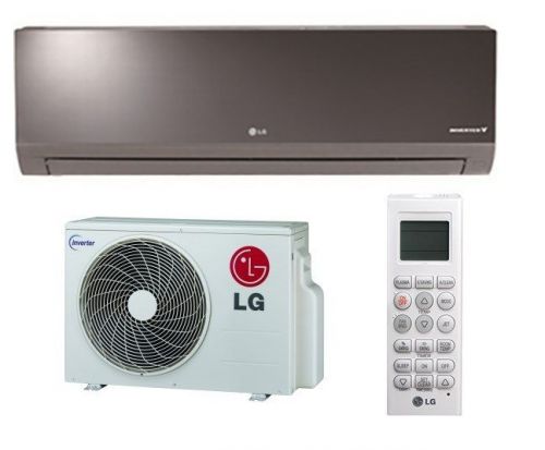 Lg la180hsv4 18200 btu art cool mirror single zone system with heat pump for sale