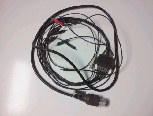 Burdick 10 lead patient cable ecg ekg 007718 for sale