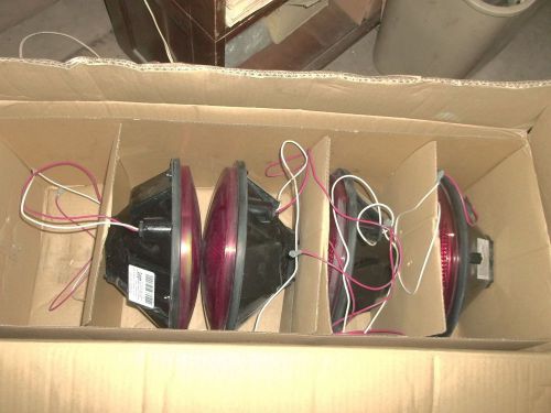 DIALIGHT 433-1210-003XL RED TRAFFIC LIGHT LOT OF 4 120VAC 8W 8.2VA  (62)