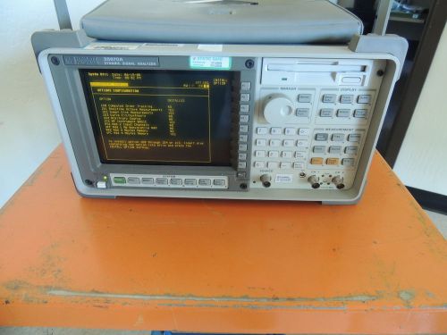 HP Agilent 35670A FFT Dynamic Signal Analyzer with options 1D1, 1D2, 1C2, UFC