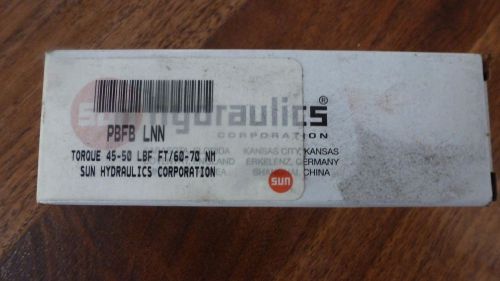 Sun Hydraulics PBFB-LNN, Reducing Valve *New Old Stock*