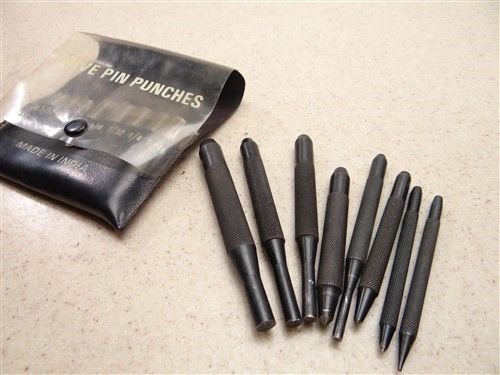 Complete set of pin punches 1/16&#034; to 5/16&#034; for sale