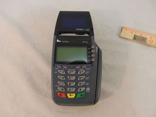 Verifone VX510 Credit Card Debit Card Terminal Gray Blue NO POWER SUPPLY 31359