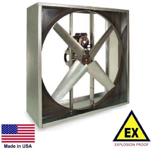 EXHAUST FAN - Explosion Proof - Belt Drive - 48&#034; - 115/230V - 1.5 Hp 21,500 CFM