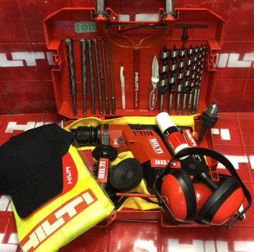 HILTI TE 5 HAMMER DRILL, L@@K, PREOWNED, LOADED BITS, FAST SHIPPING