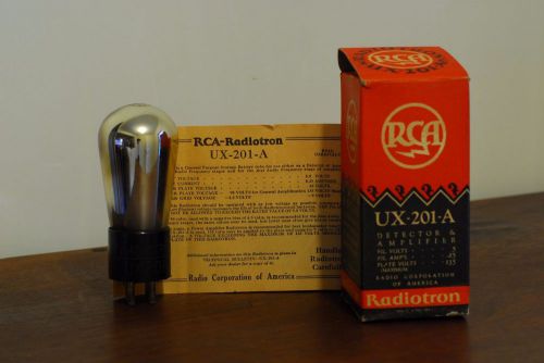 Vintage NOS in box RCA Radiotron UX-201A (Type 01A) Tube