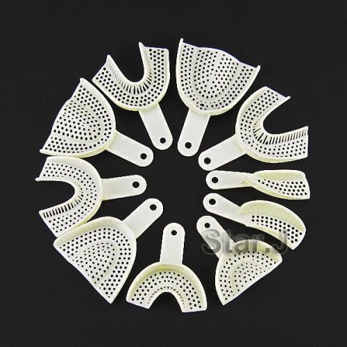 20 sets NEW Disposable Impression Trays 2pcs/set Dental Instruments