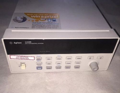 AGILENT ( Keysight ) Technologies 3499B 2 Slot Control Switch Mainframe