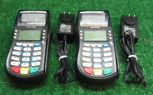 LOT 2 Equinox T4220 Credit Card Terminal w/ Power Adapter