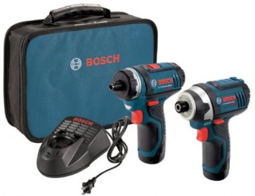 Bosch CLPK27 - 120 12 Volt Max Lithium-Ion 2 Tool Combo Kit New